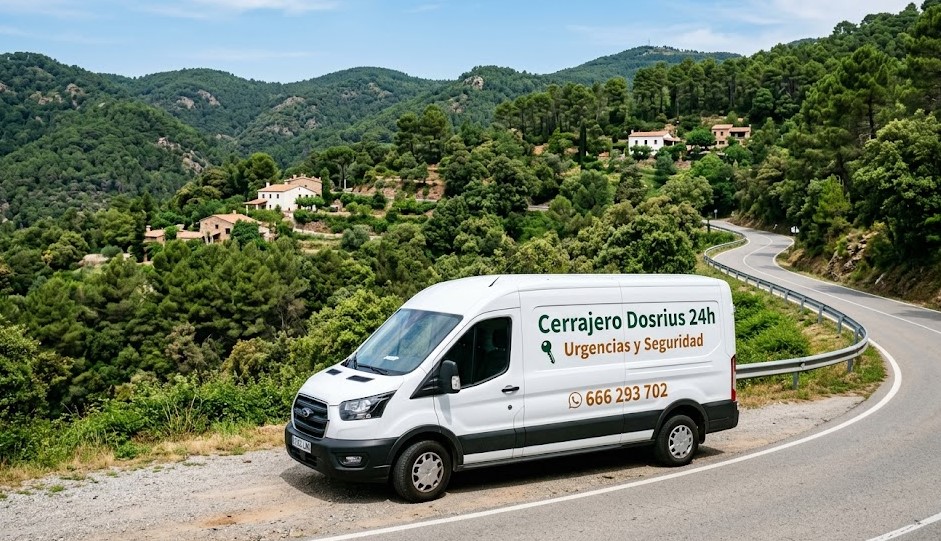 Furgoneta Cerrajero Dosrius Montnegre Barcelona